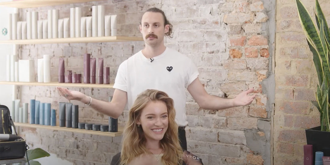 Acheive a big blow dry with Davroe Hair Products