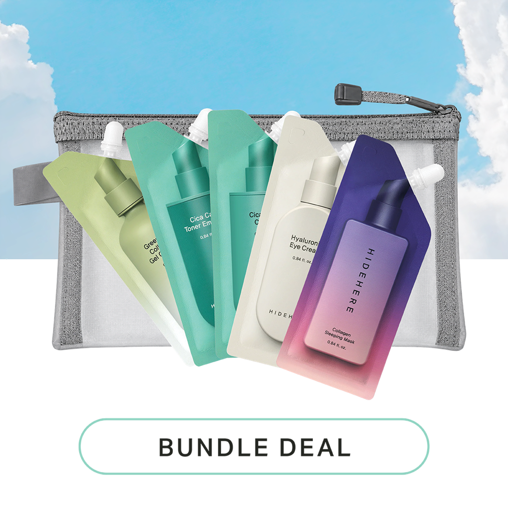 HIDEHERE Cica Care Korean Skincare Set | Sensitive & Stressed Skin