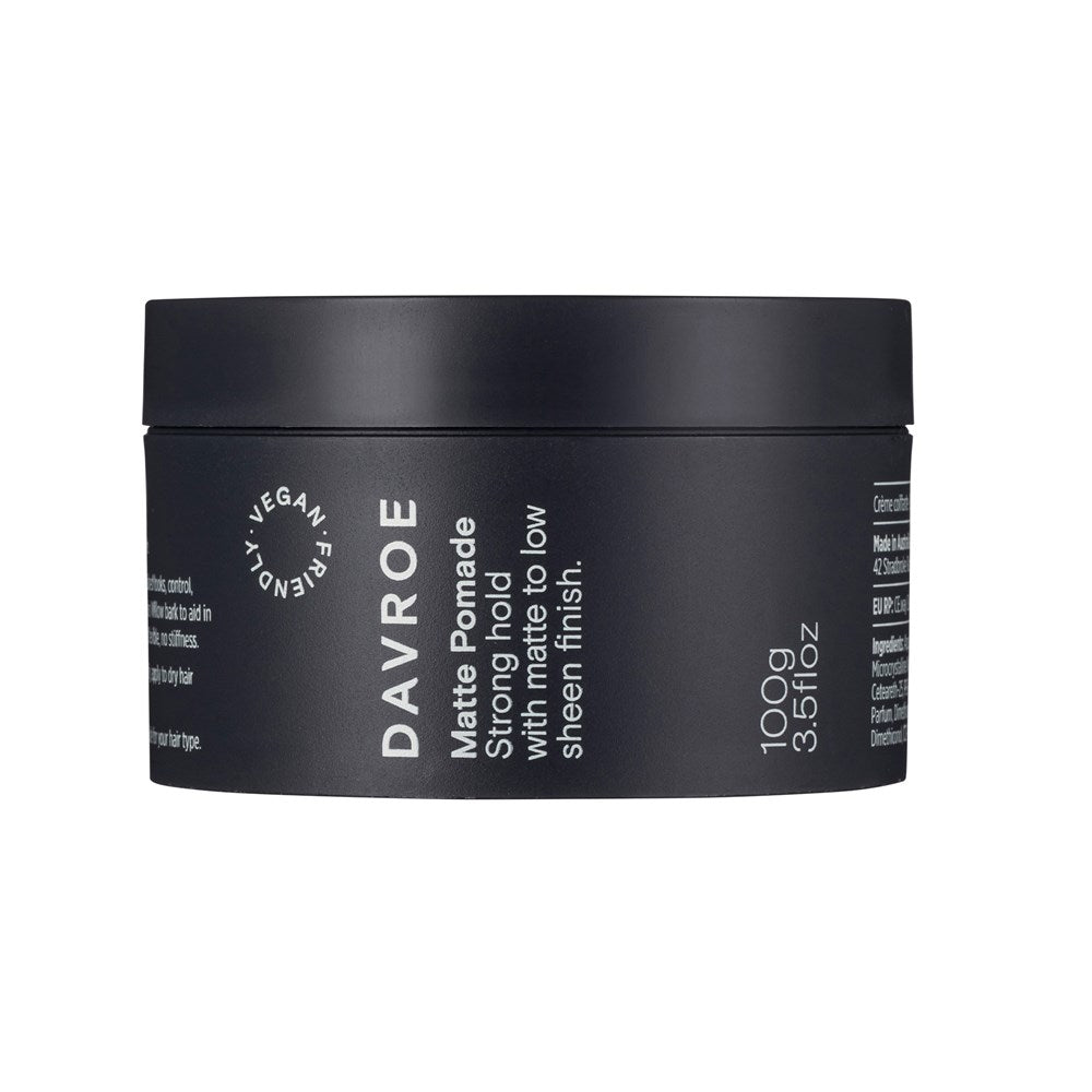 Davroe Matt Pomade / Strong hold. Low Sheen Finish 100g